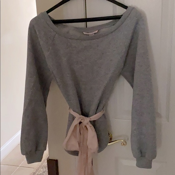 Victoria Secret Sweater With Satin Bow 